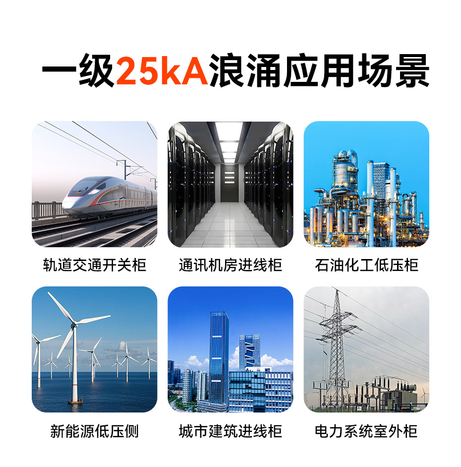 一級25kA浪涌保護器應用場景-石油 石化 軌道交通 數據機房 一級25kA浪涌保護器應用場景-石油 石化 軌道交通 數據機房
