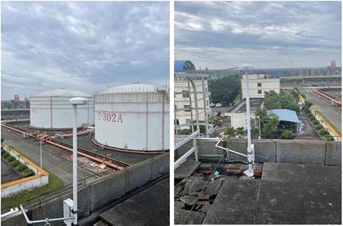 油氣碼頭提供雷電預警系統 油氣碼頭提供雷電預警系統