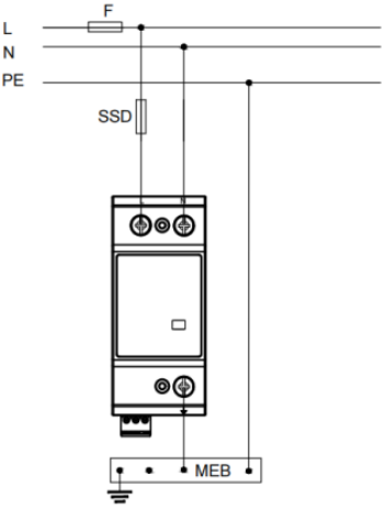 單相系統SPD的安裝 單相系統SPD的安裝
